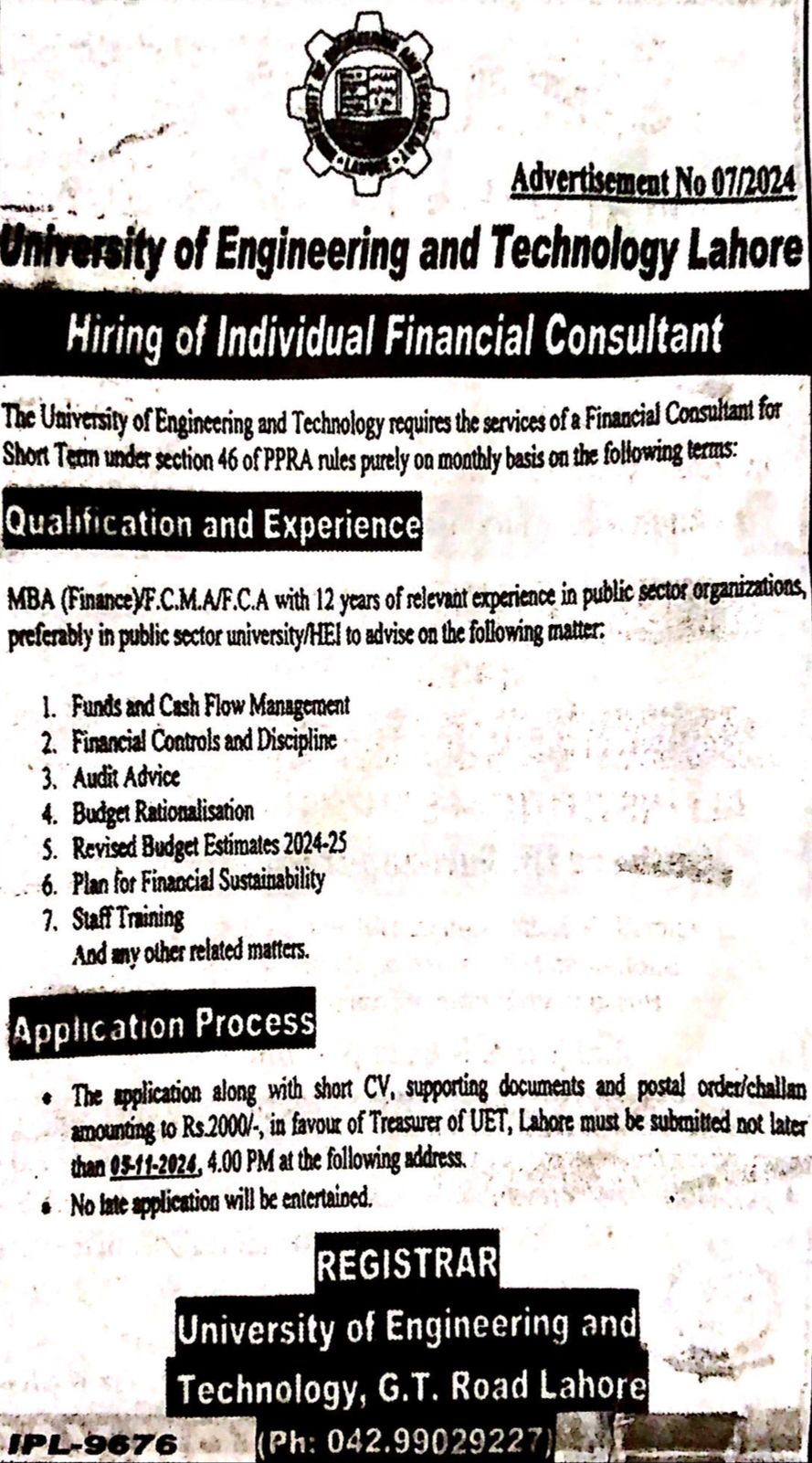 Financial Consultant 